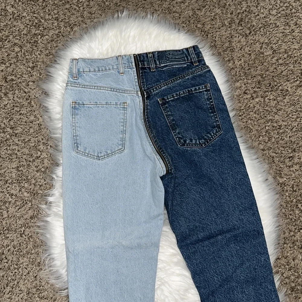 Revice Yin Yang Color-block Jeans - Picture 10 of 11